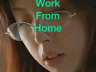 Trabajo desde casa: china pareja porno vídeo 47