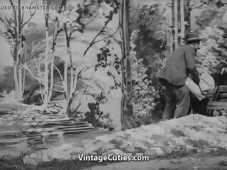 पहले विंटेज हार्डकोर फक्किंग वीडियो 1900s 1900s रेटरो