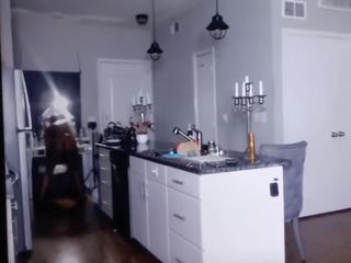 Ebony Girl Butt Naked Around the House, Porn 28