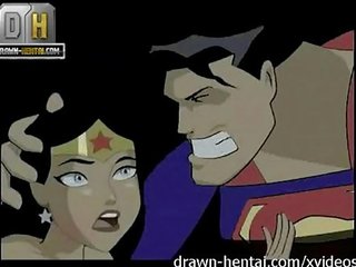 Justice league adulto filme - superman para maravilha mulher